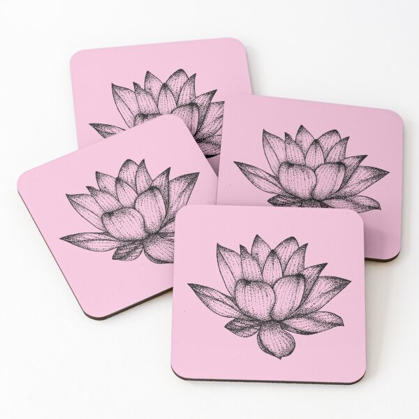 Item preview, Black and white Lotus sketch designed and sold by Szkicerka.