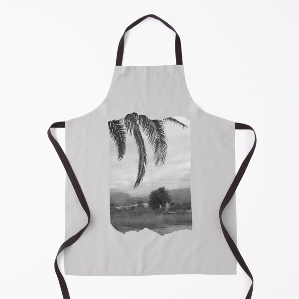 Item preview, La Charca de Maspalomas Scenic Landscape in Black and White designed and sold by KaSaPo.