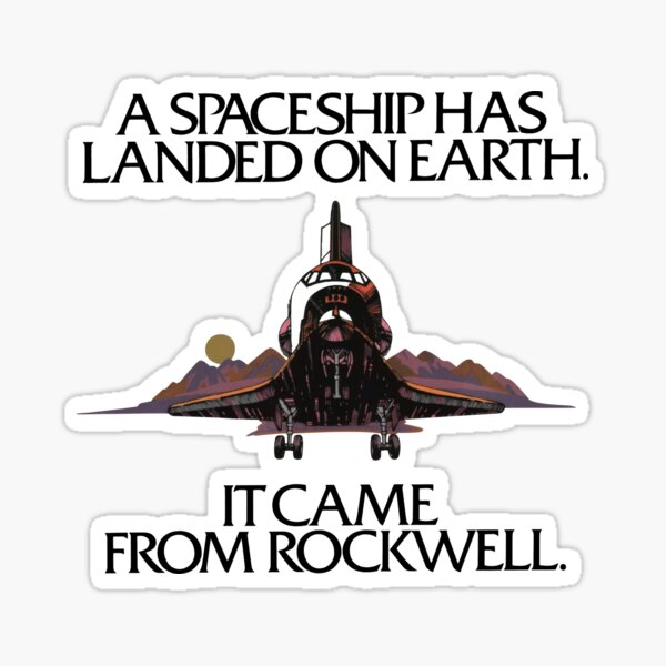 It Came From Rockwell Sticker