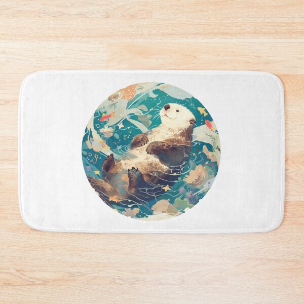 Item preview, Sea otter // Endangered species // Animal in danger // Giant Otter designed and sold by SMARTKIT  DESIGNAGENCY.