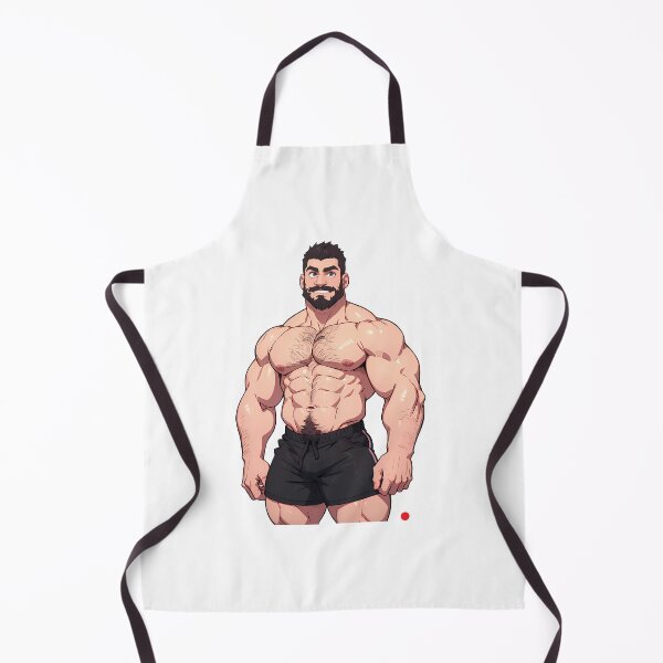 Item preview, Muscular Guy in black shorts. Manga style designed and sold by gymmanga.