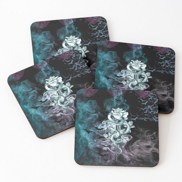 Item preview, Floral Skull Art – Gothic Skull with Flowers, Dark Aesthetic, Tattoo-Inspired Illustration designed and sold by SKULLARTISTRY.