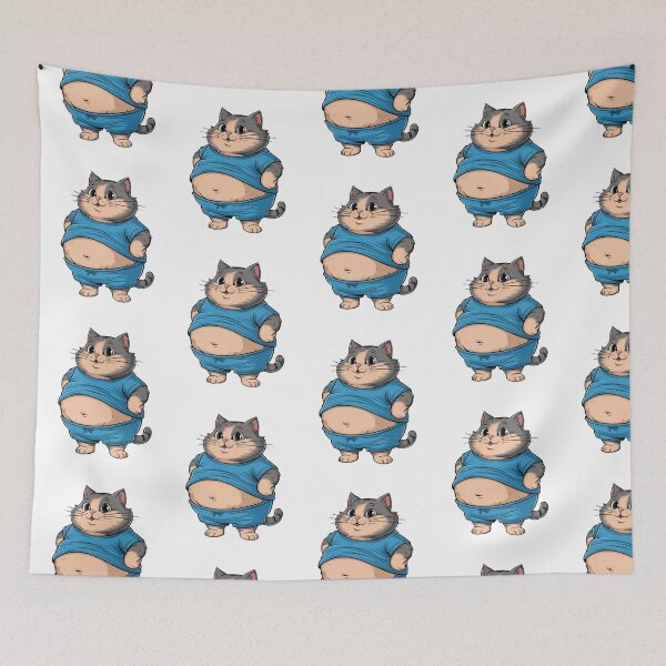 Item preview, Funny Fat Cat designed and sold by Krieghorn.