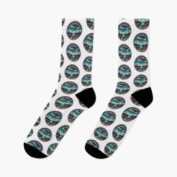 Item preview, Alaska airlines landscape with taiga and animals logo designed and sold by Expressions-Sel.