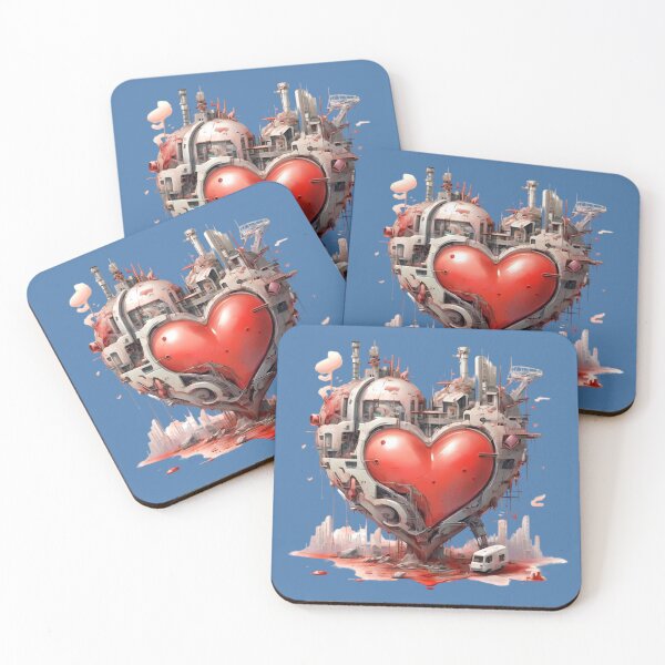 Item preview, Cute Futuristic Heart  designed and sold by Digiheart.