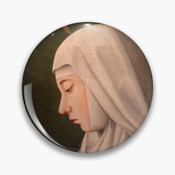 Item preview, Saint Catherine of Siena with a Lily and a Crucifix By Plautilla Nelli (Florence 1524-1588) designed and sold by Crux Fidelis.