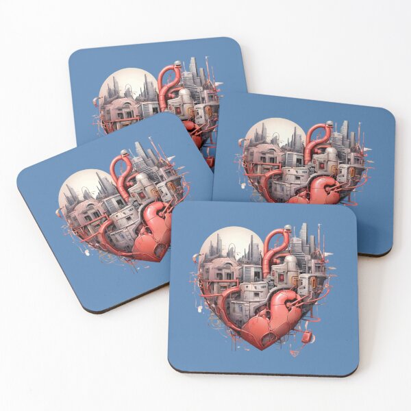 Item preview, Cute Futuristic Heart  designed and sold by Digiheart.
