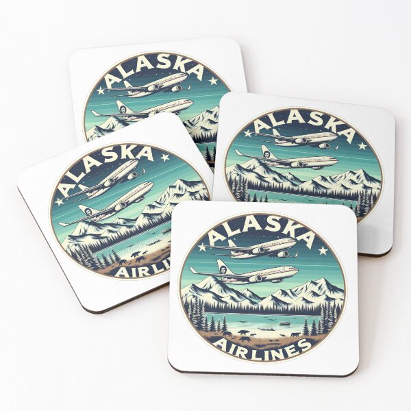 Item preview,  Alaska airlines  logo with a landscape designed and sold by Expressions-Sel.