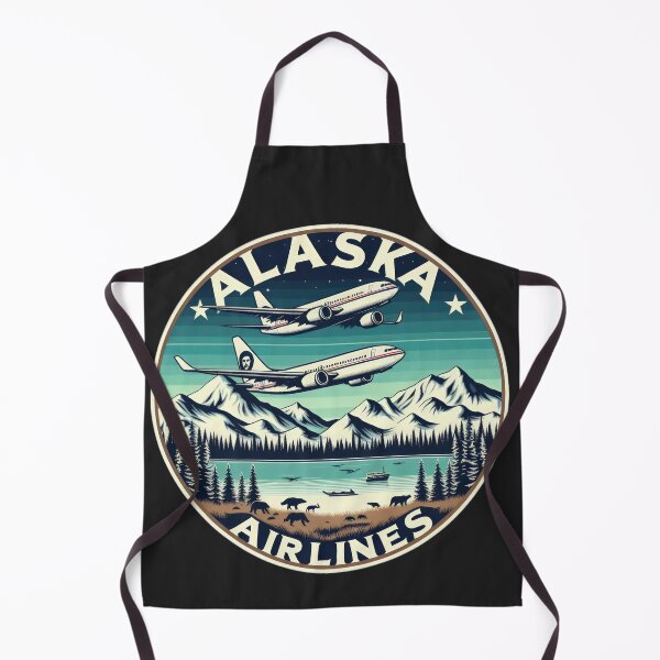 Item preview,  Alaska airlines  logo with a landscape designed and sold by Expressions-Sel.