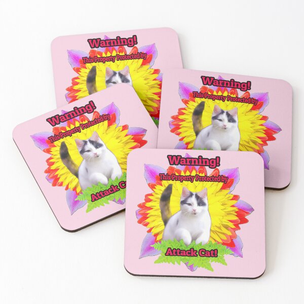 Item preview, Warning! Attack Cat! designed and sold by TriffidGarden.