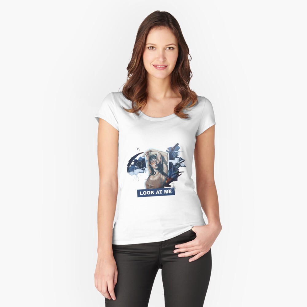 Aperçu de l'œuvre T-shirt échancré créée et vendue par Aldarane.