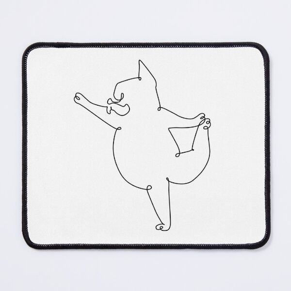 Item preview, One Line Frenchie Dancer Pose designed and sold by Huebucket.