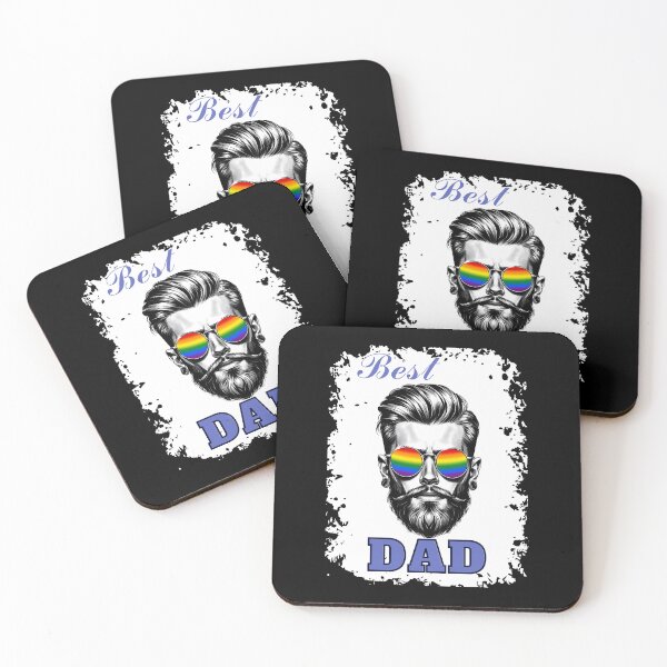 Item preview, LGBTQ Best Dad Rainbow Flag Colors Father's Day, Daddy Birthday or Pride Month Gift designed and sold by Savchuk-Vova.