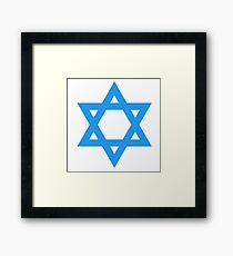 David's star Framed Print