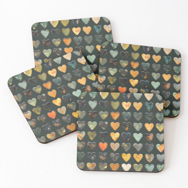 Item preview, Stone Hearts Pattern designed and sold by MiracleSociety.