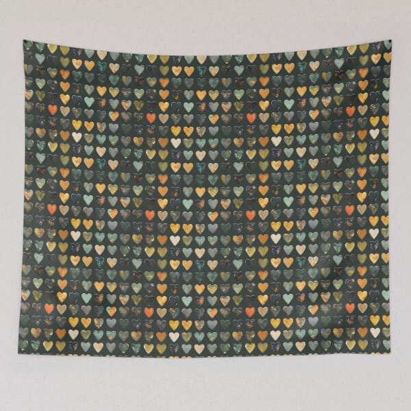 Item preview, Stone Hearts Pattern designed and sold by MiracleSociety.