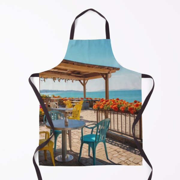 Item preview, Oceanfront Floral Café designed and sold by BlareBlare.