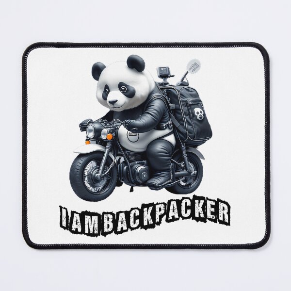 Item preview, Panda Backpacker designed and sold by dexanis.