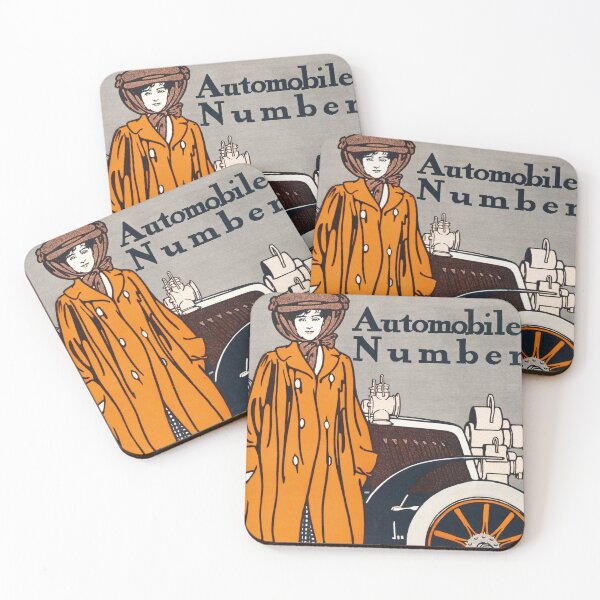 Item preview, Vintage car, advertising poster designed and sold by Mauswohn.