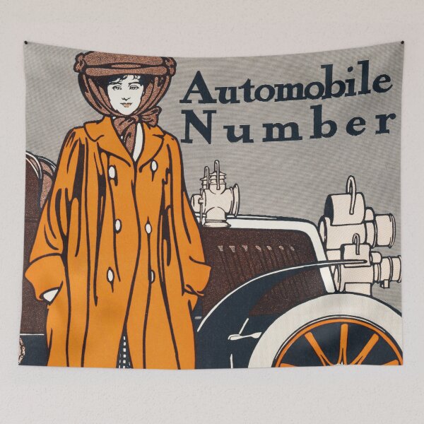 Item preview, Vintage car, advertising poster designed and sold by Mauswohn.