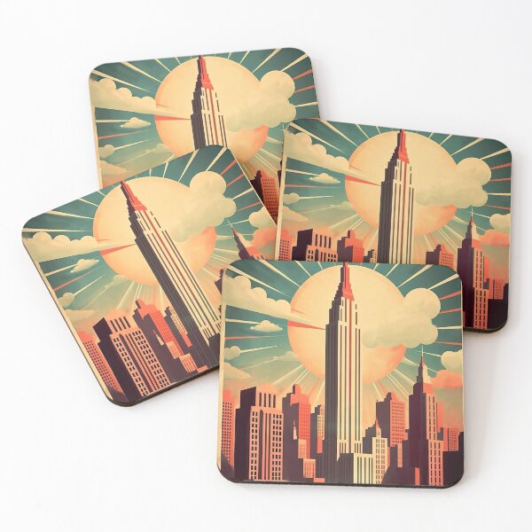Item preview, art deco poster designed and sold by Chaoscape101.