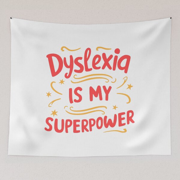 Item preview, Dyslexia Is my Superpower! Funny Dyslexic designed and sold by PMCreative.