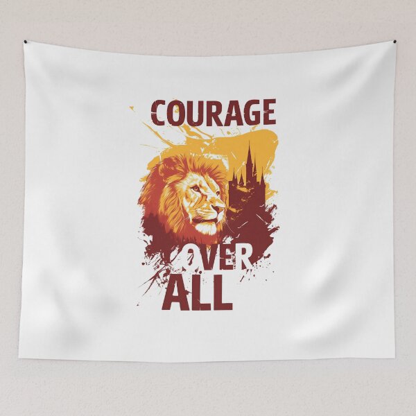 Item preview, Courage Over All - Lion Head - Fantasy designed and sold by Fenay Designs.