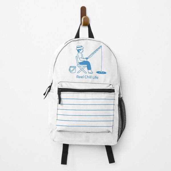 Item preview, Reel Chill Life Fishing Pun Blue designed and sold by rustydoodle.
