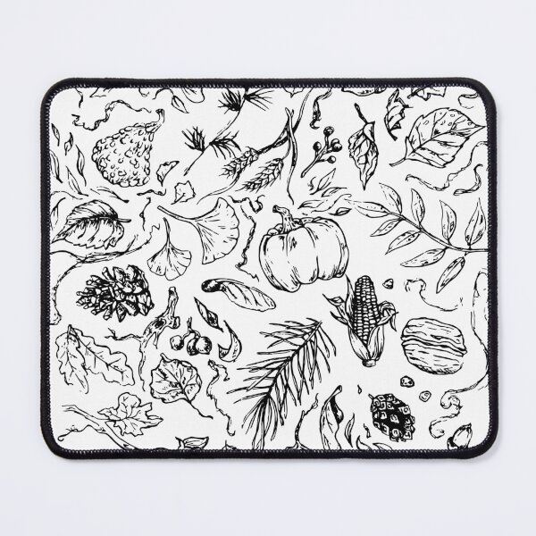 Item preview, Fall Flora Sketch Fill designed and sold by BlckthornMarket.