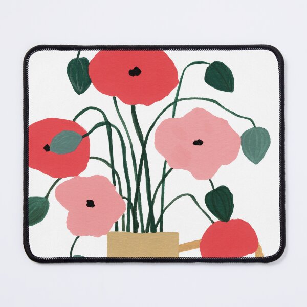 Item preview,  Yellow Vase With Poppies 2 designed and sold by JadeWuArt.
