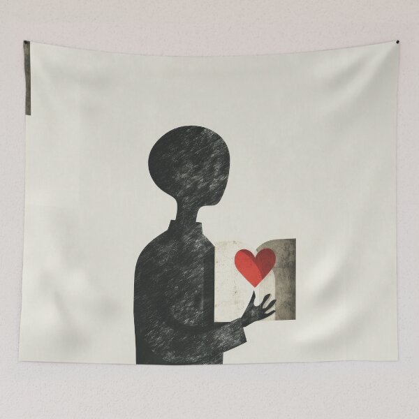 Item preview, Heart in Hand - Minimalist Illustration designed and sold by Piotrek0001.
