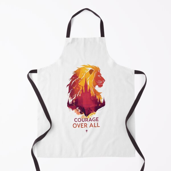 Item preview, Courage Over All - Lion Silhouette - Fantasy designed and sold by Fenay Designs.