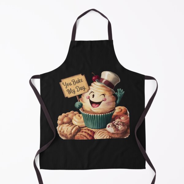 Item preview, Cheerful Cupcake Delights Bakery T-Shirt, Punny Food Jokes designed and sold by TrendyGraphTees.