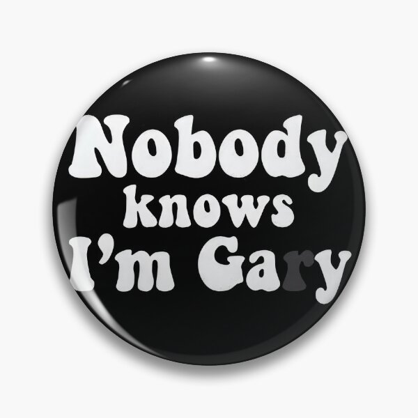 Item preview, mastodon nobody knows i'm gary designed and sold by reassig.