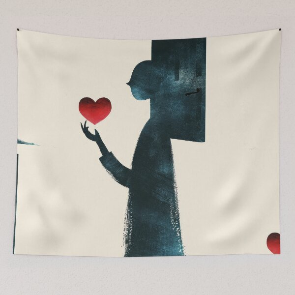 Item preview, Copy of Heart in Hand - Minimalist Illustration designed and sold by Piotrek0001.