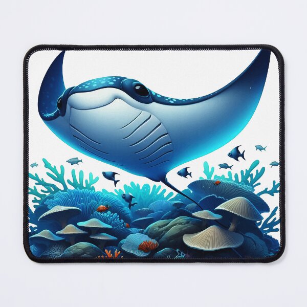 Item preview, Watercolor Manta Ray #4 designed and sold by manbaito.