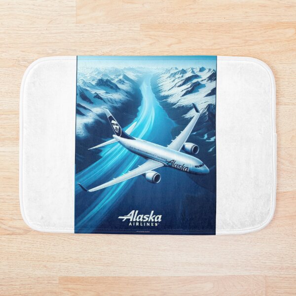 Artikelvorschau, Alaska Airlines über den Gletschern entworfen und verkauft von Expressions-Sel.