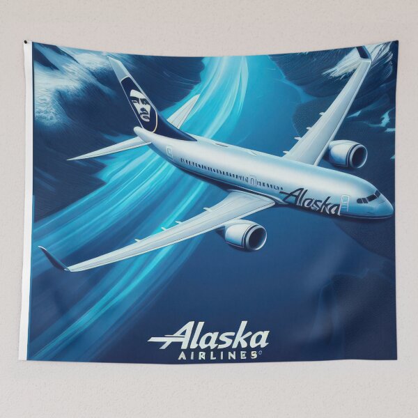 Item preview,  Alaska airlines  above the glaciers designed and sold by Expressions-Sel.