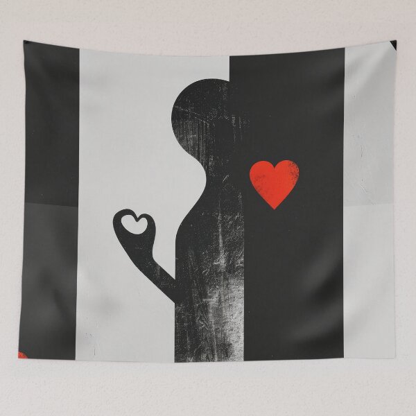Item preview, Heart in Hand - Minimalist Illustration designed and sold by Piotrek0001.