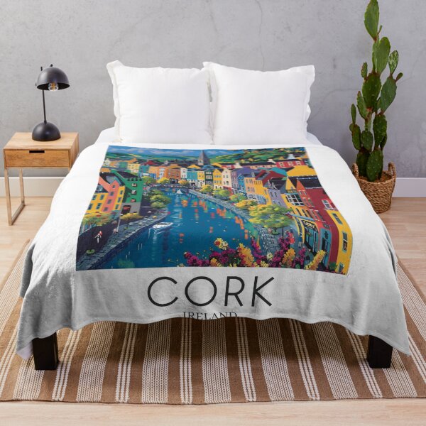 Item preview, A Pop Art Travel Print of Cork - Ireland designed and sold by StudioRedKoala.