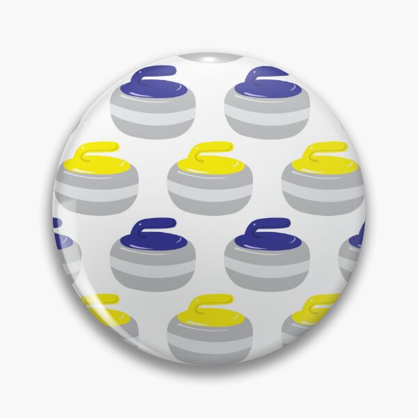 Item preview, Curling Stones Rocks Pattern on White designed and sold by CreativeTwins.