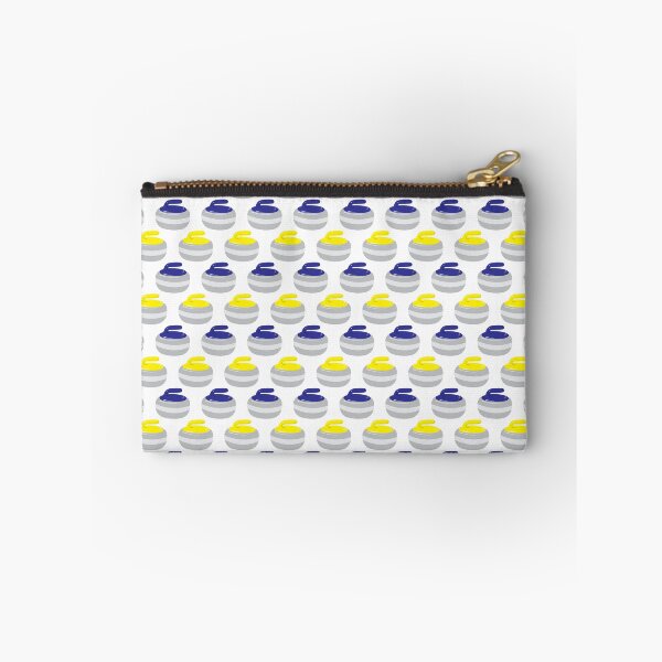 Item preview, Curling Stones Rocks Pattern on White designed and sold by CreativeTwins.
