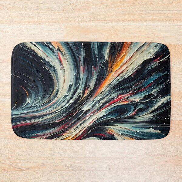 Item preview, Abstract Cosmic Swirls in Vivid Colors on Canvas Capturing a Sense of Flow designed and sold by aminz4.