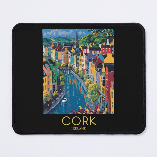 Item preview, A Pop Art Travel Print of Cork - Ireland designed and sold by StudioRedKoala.
