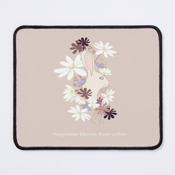 Item preview, Spring Bloom Rabbit Art Print designed and sold by Karie Ann Smith.