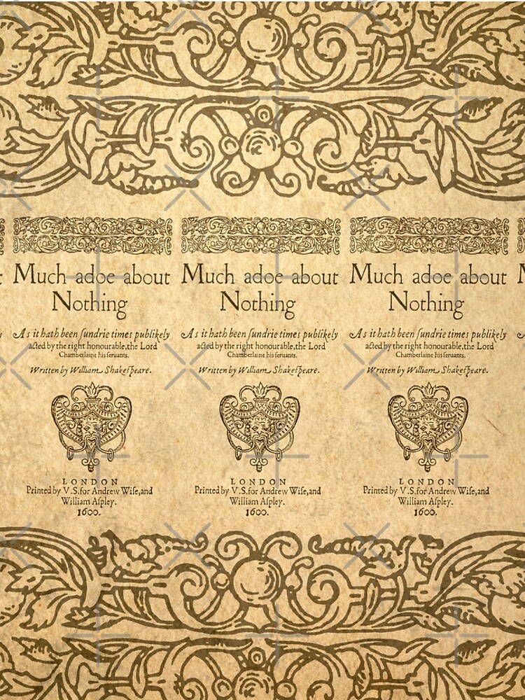 Shakespeare. Much adoe about nothing, 1600 de bibliotee