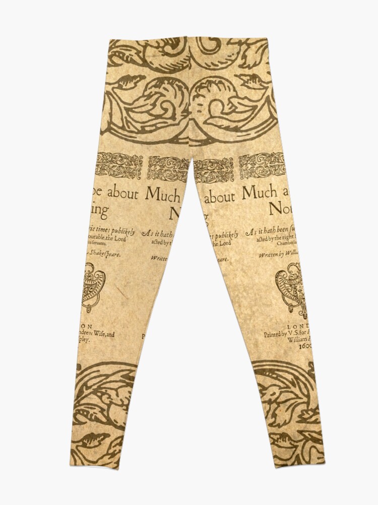 Vista alternativa de Leggings Shakespeare. Much adoe about nothing, 1600