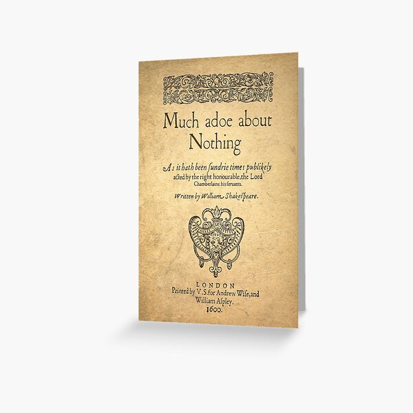 Item preview, Shakespeare. Much adoe about nothing, 1600 designed and sold by bibliotee.