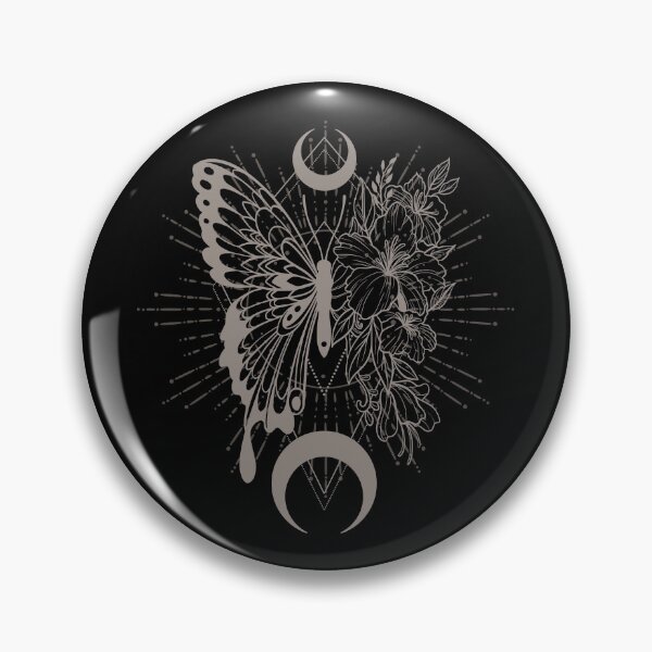 Item preview, Celestial insect butterfly with half flower wing designed and sold by MonochromeEcho.