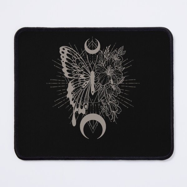 Item preview, Celestial insect butterfly with half flower wing designed and sold by MonochromeEcho.